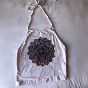 Mandala Cropped Shirt